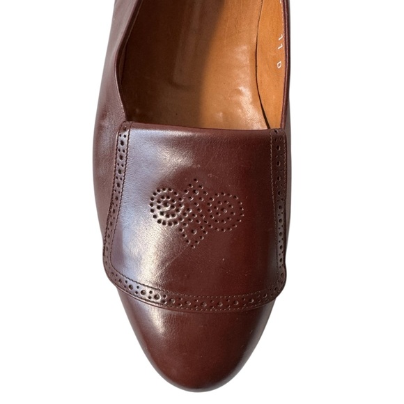 Polo Ralph Lauren Italy Brown Leather Kilty Loafer | 11 main image 9